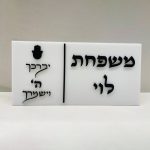 שלט לדלת דגם "יברך ה' וישמרך"