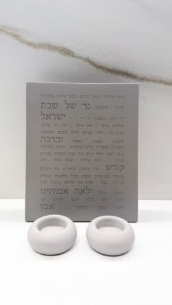 ⁦פמוטים  |  אפור⁩ – תמונה ⁦2⁩