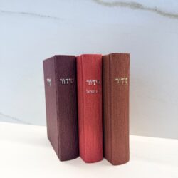 ⁦סידור דמוי קורדרוי ורוד פוקסיה לבת ישראל⁩ – תמונה ⁦2⁩