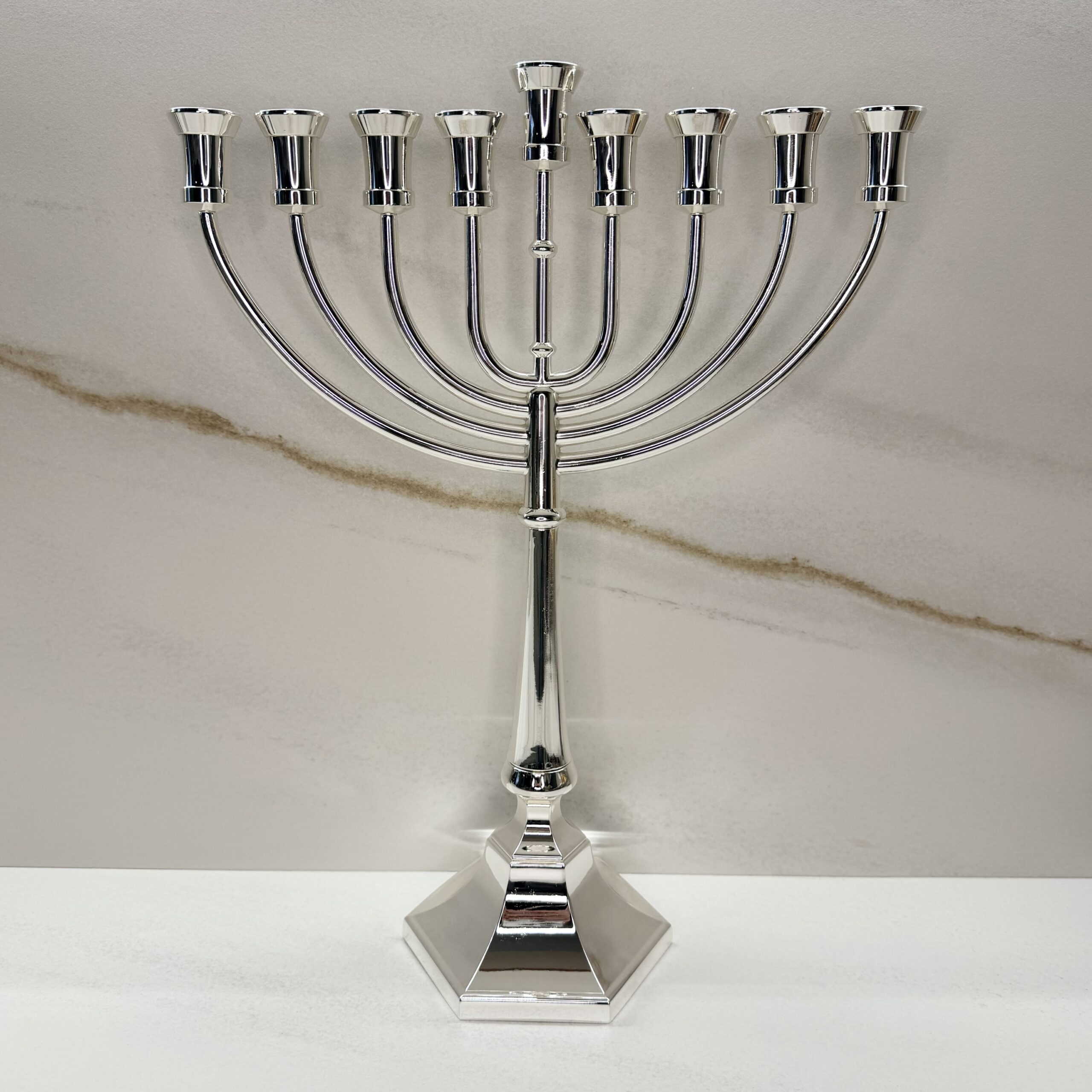 img_5013-2 חנוכיה מהודרת גבוהה דגם אור מלכות | כסופה 47 ס"מ – תמונה 1
