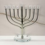 חנוכיה מהודרת גבוהה דגם שירה | כסופה 42 ס"מ