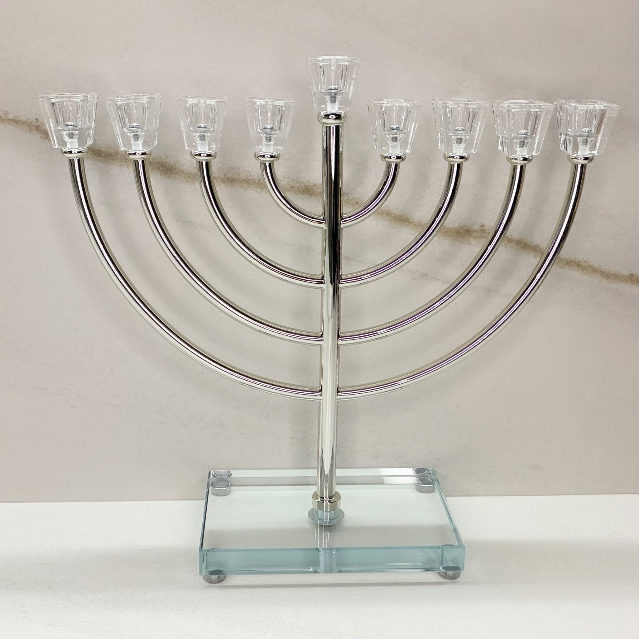 img_5019 חנוכיה מהודרת דגם אור | כסופה 32 ס"מ – תמונה 1